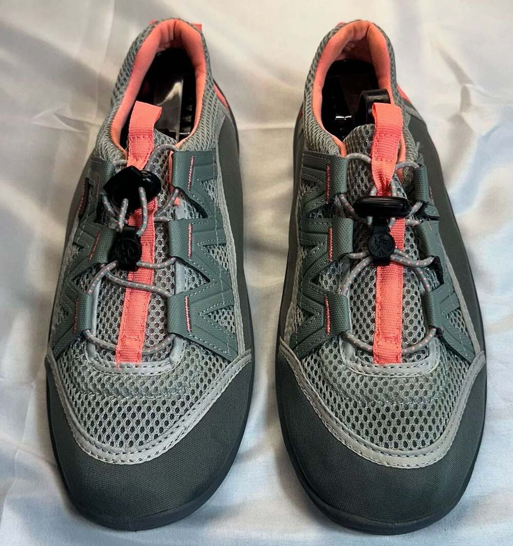 Northside Brille II Sport Water Shoes Gray Coral Sz10 Toggle lace closure